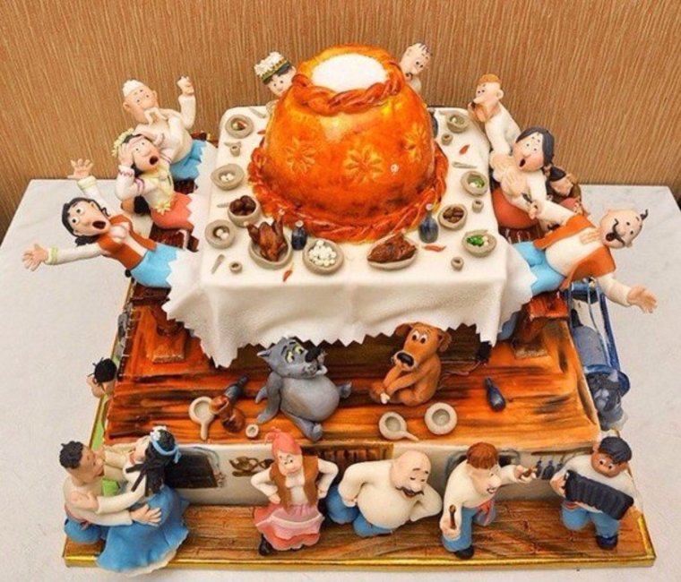 Торт прикол