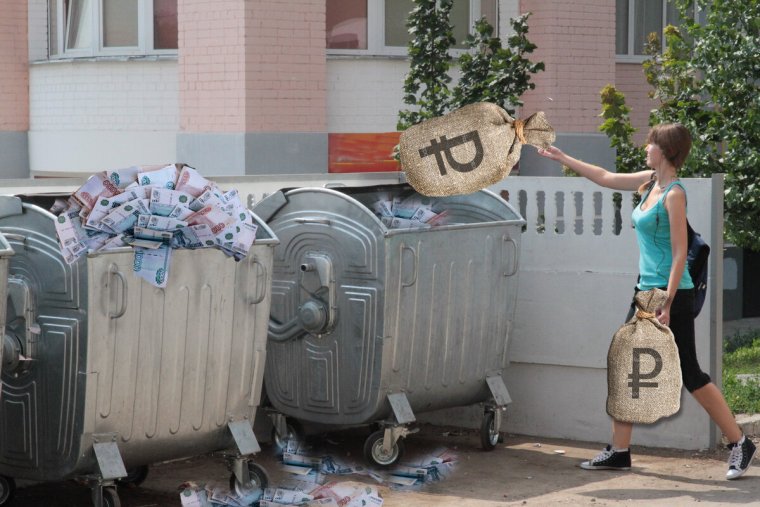 Смешные мусорки