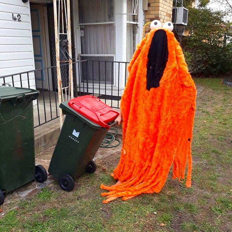 Инсталляция на тему мусор