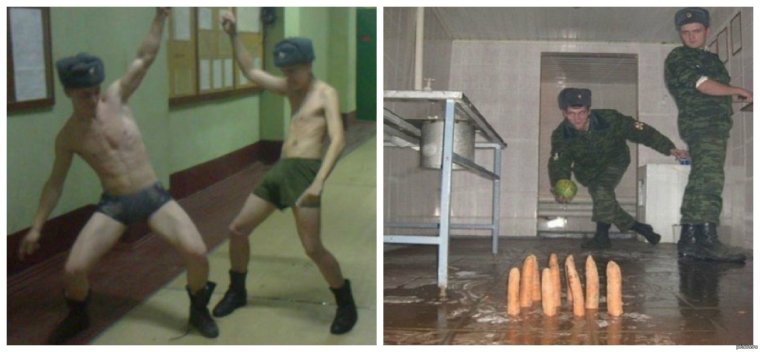 Солдат на море