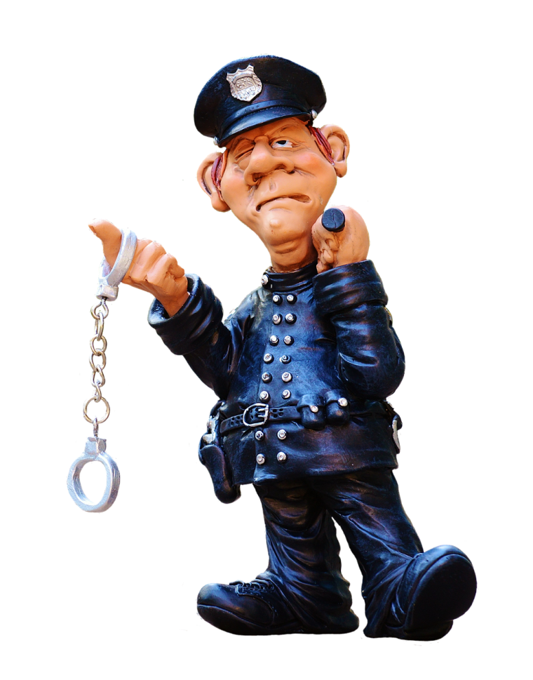 Уставший полицейский