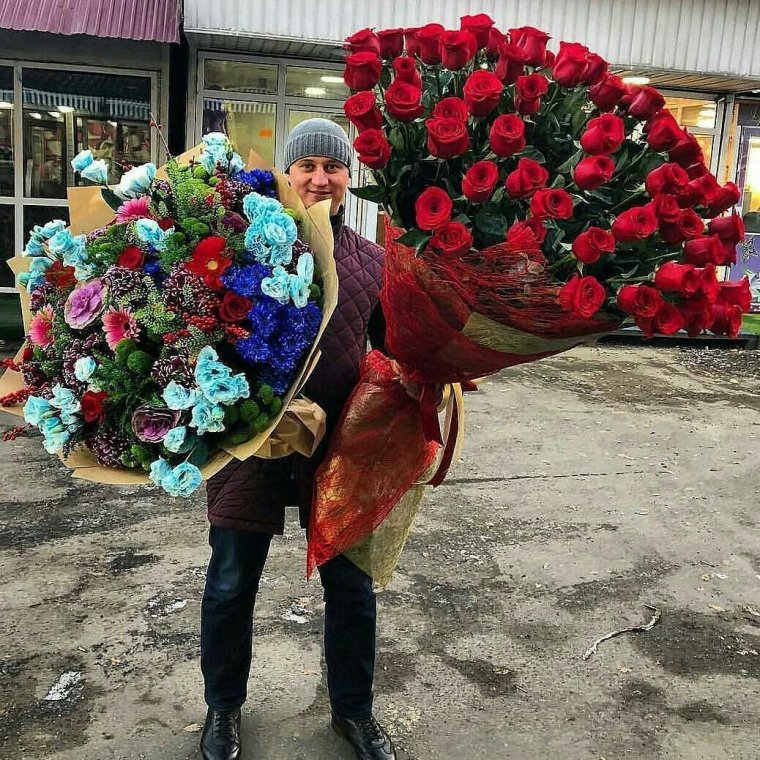 Букет цветов прикольный