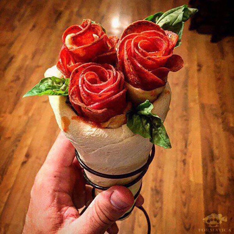 Шаурма и цветы