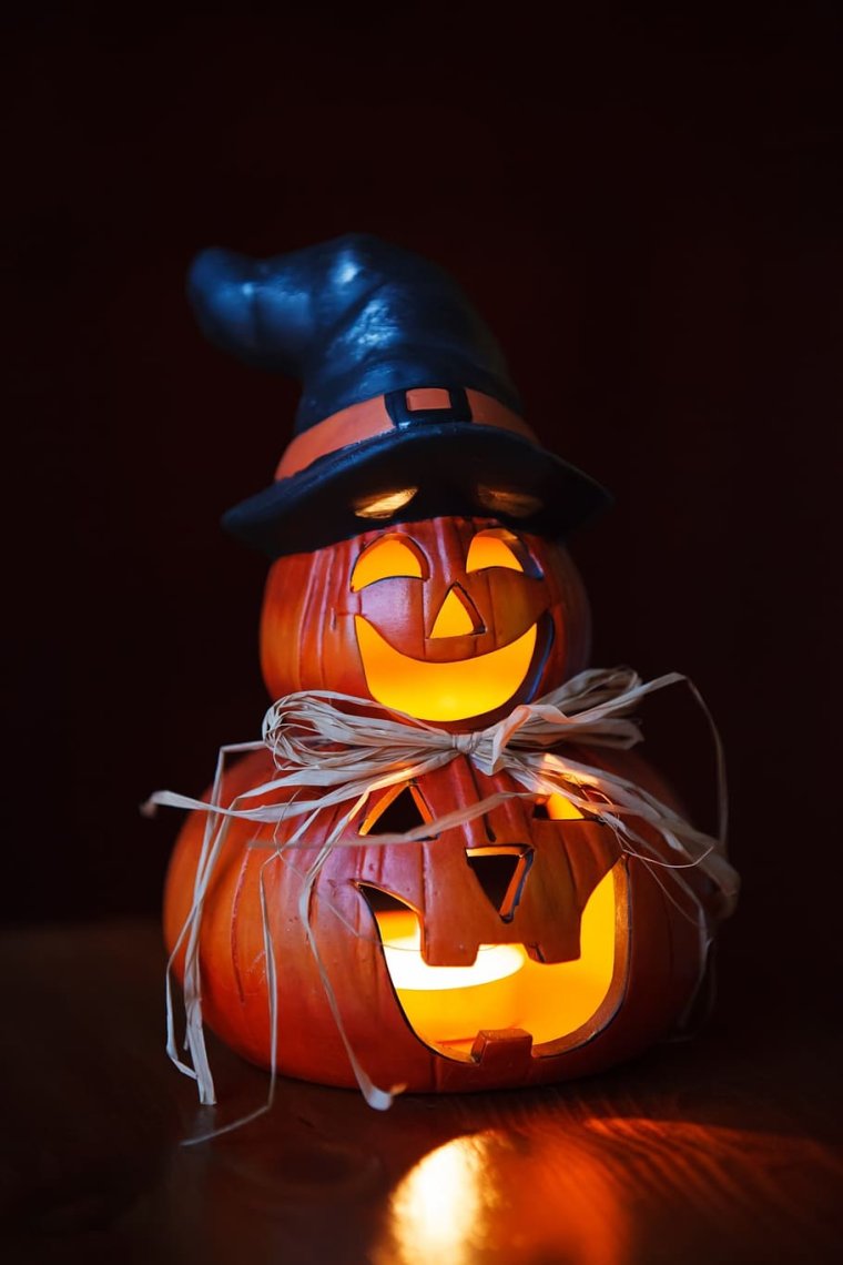 Джек о лантерн тыква