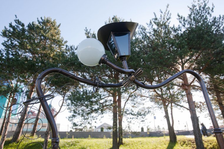 Необычные уличные фонари