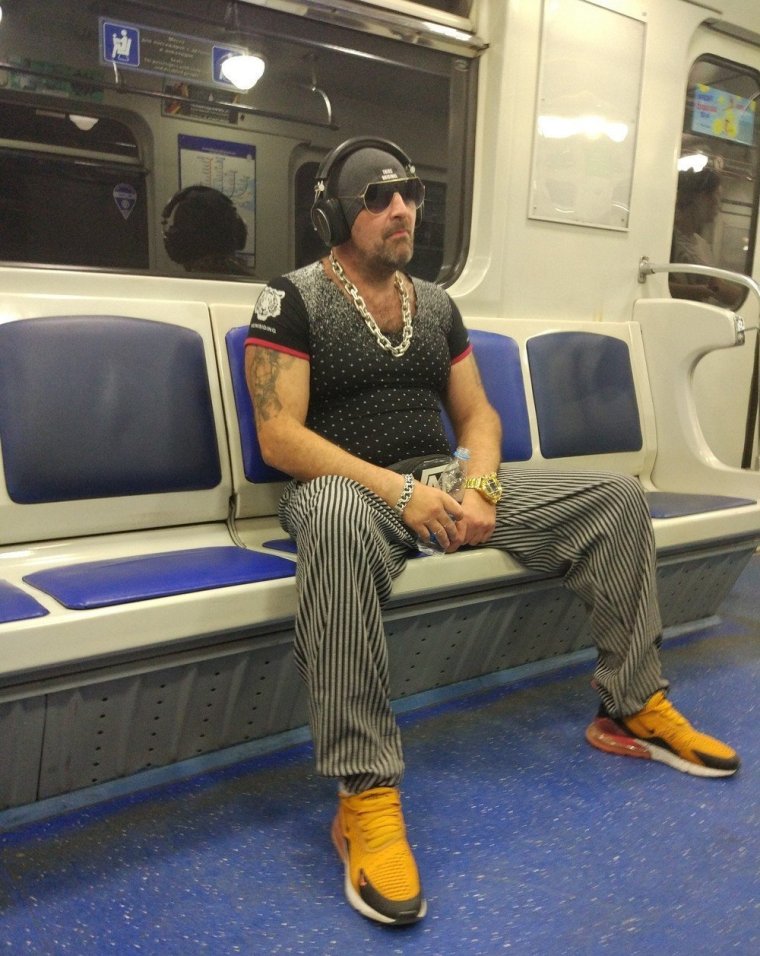 Чудики в Московском метро