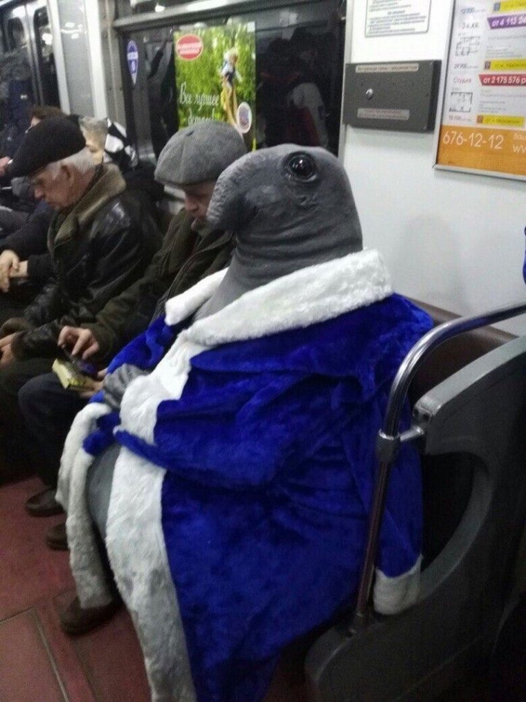 Смешные люди в метро