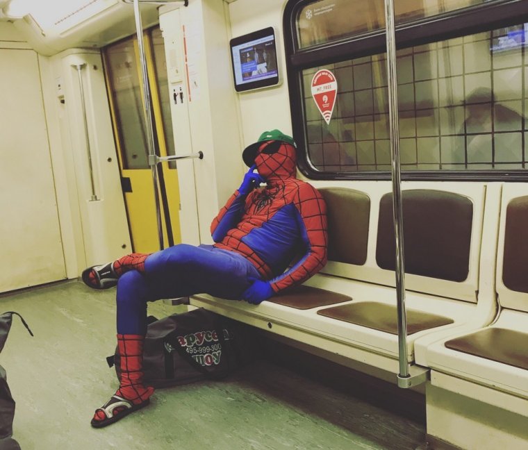 Чудики в Московском метро