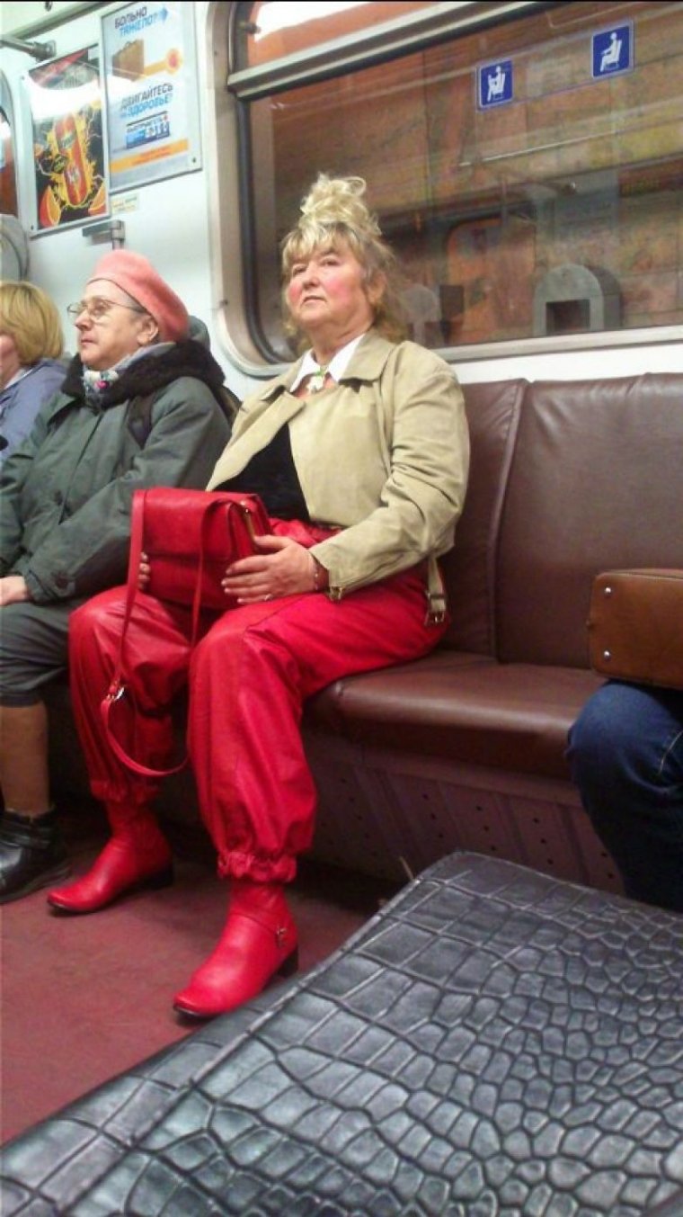 Чудики в Московском метро