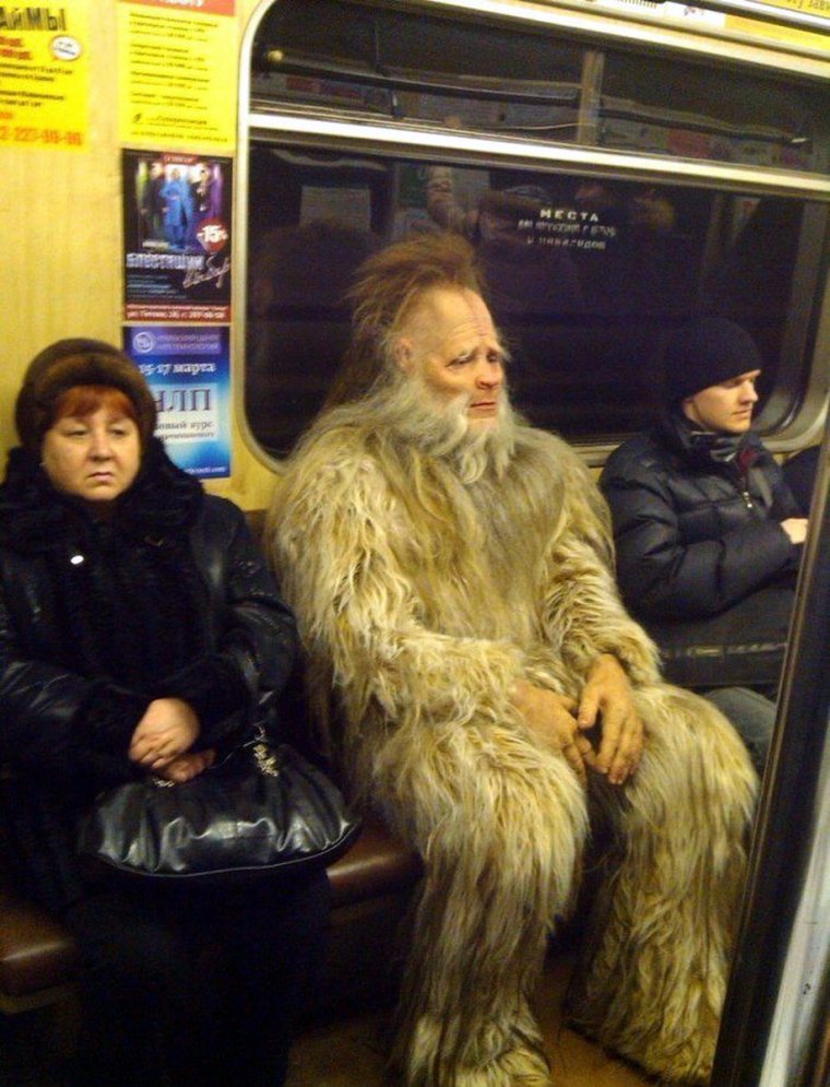 Модники в метро Москвы