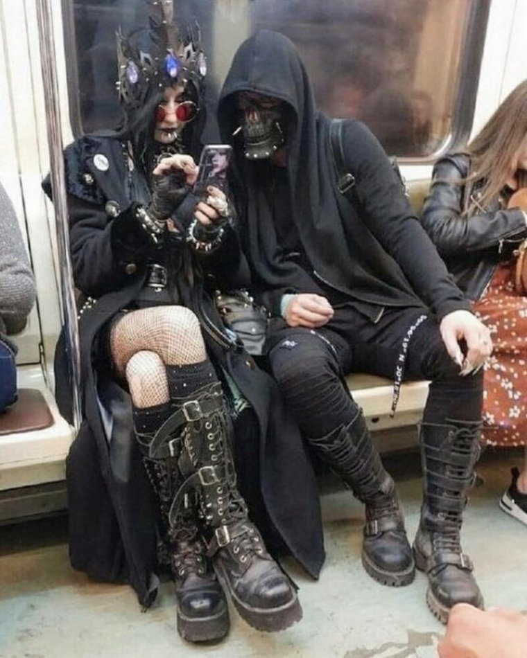 Чудики в Московском метро