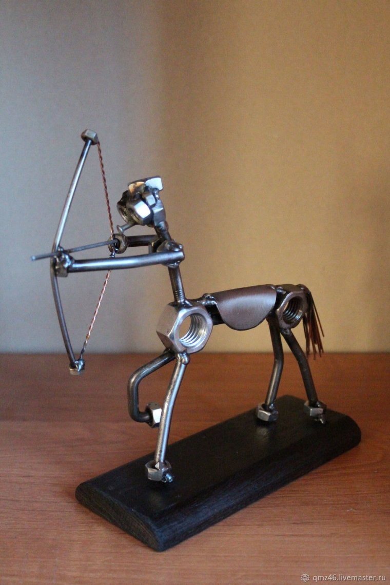 Стрелец поделка из металла