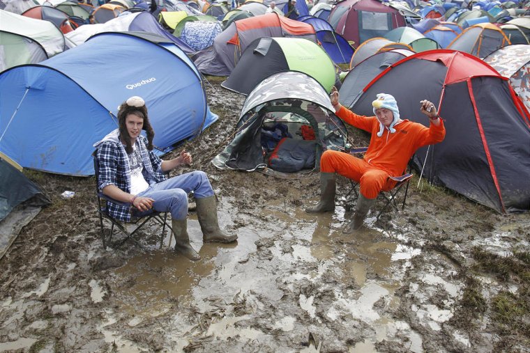 Кемпинг в дождь