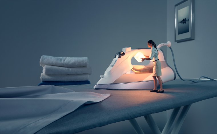 Креативная реклама утюга