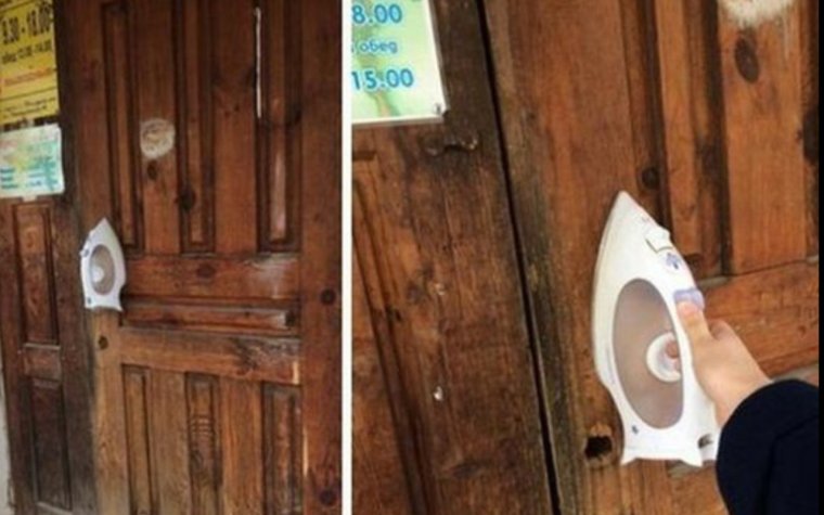 Дверь починил прикол