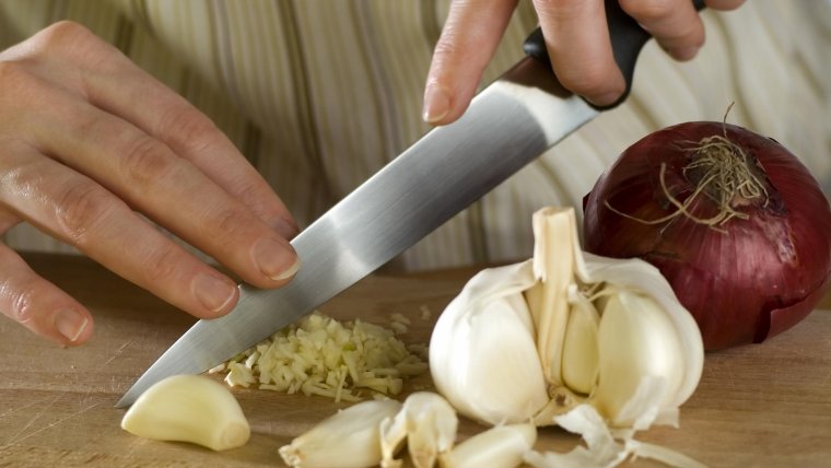 Человек чеснок