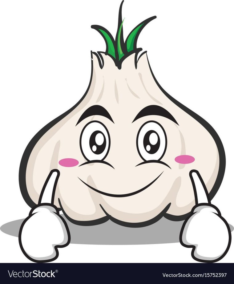 Чеснок карикатура