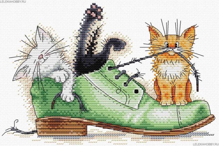 Бесплатно забавная вышивка