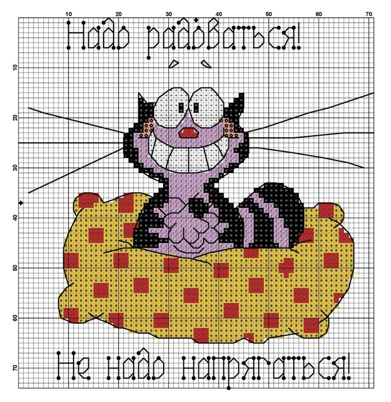 Прикольные вышивки крестом