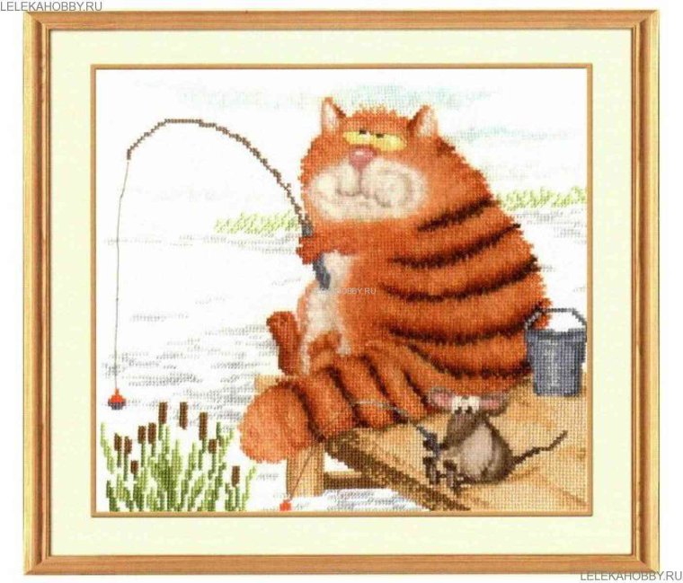 Вышивка крестом баня