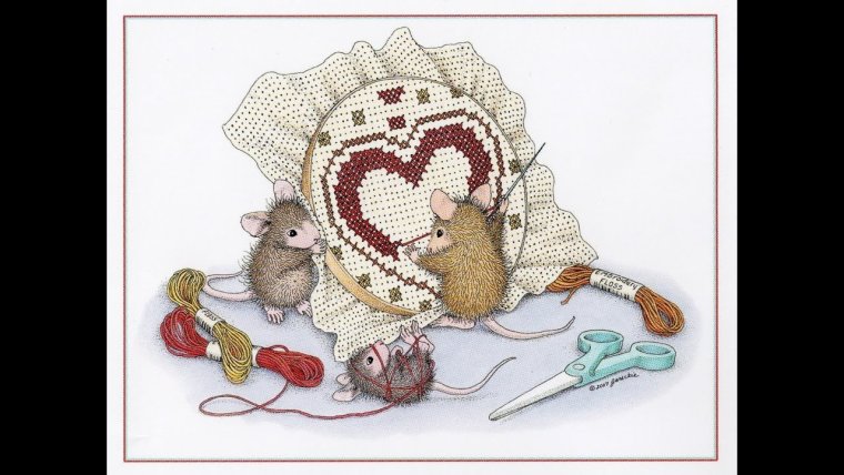 Забавная вышивка крестом