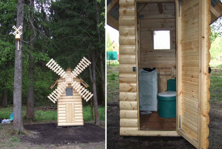 Деревенский сортир