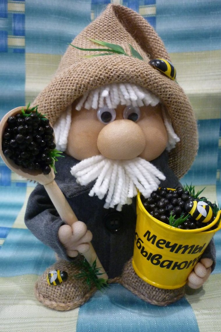 Оберег "Домовой Кузя-солома"