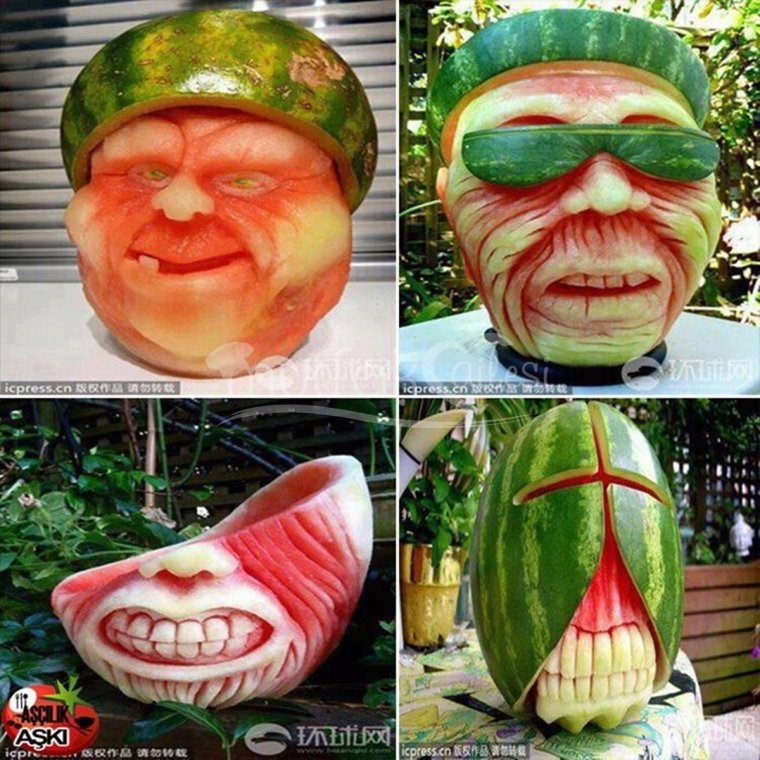 Забавные арбузы