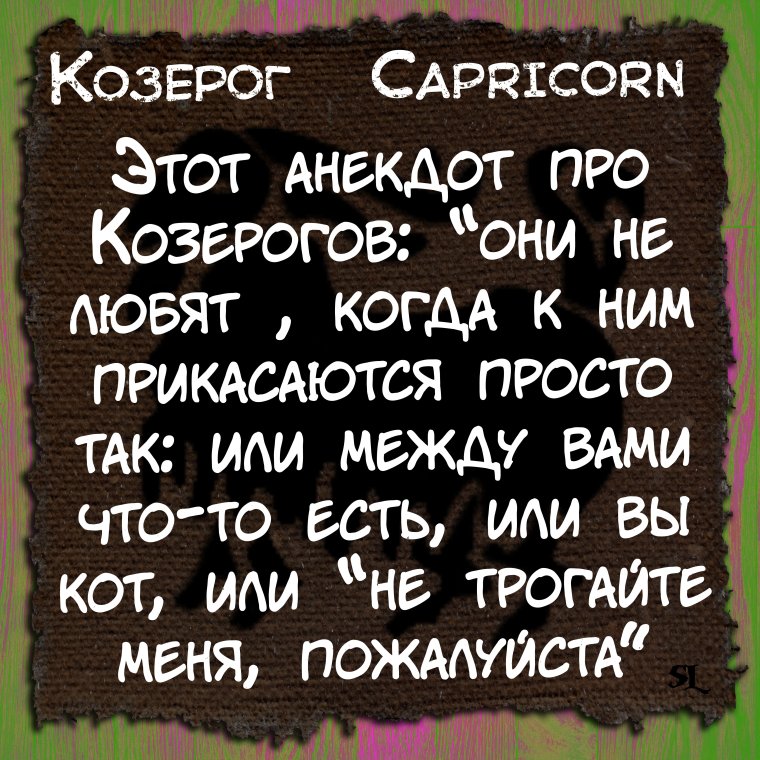 Смешные высказывания про козерога