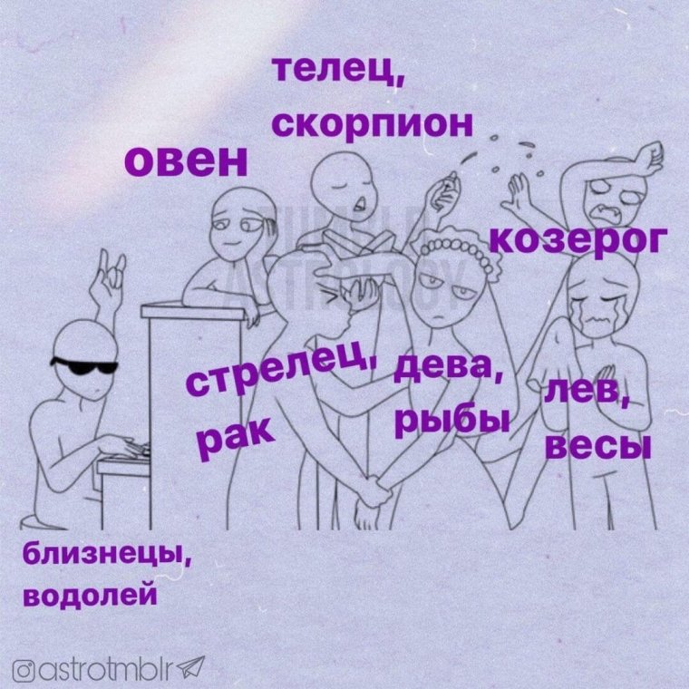 Знаки зодиака мемы