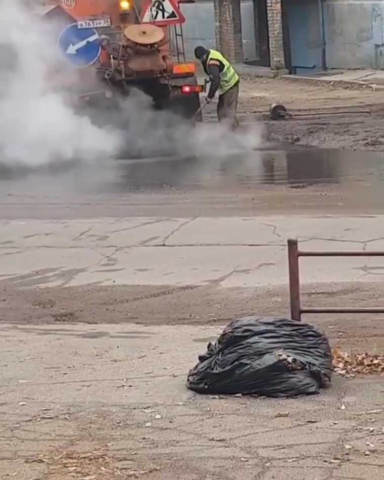 Лужи в Ангарске