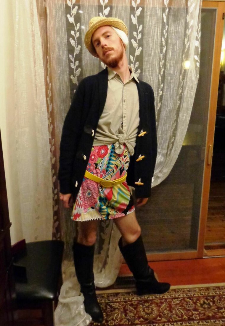 Смешная фотосессия колхозницы