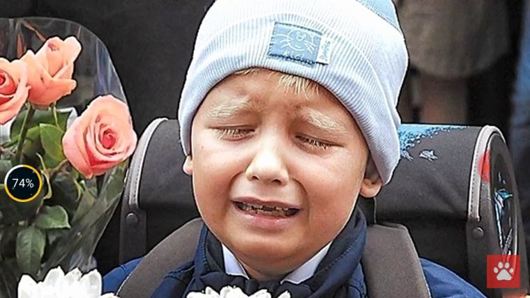 Плачущий первоклассник