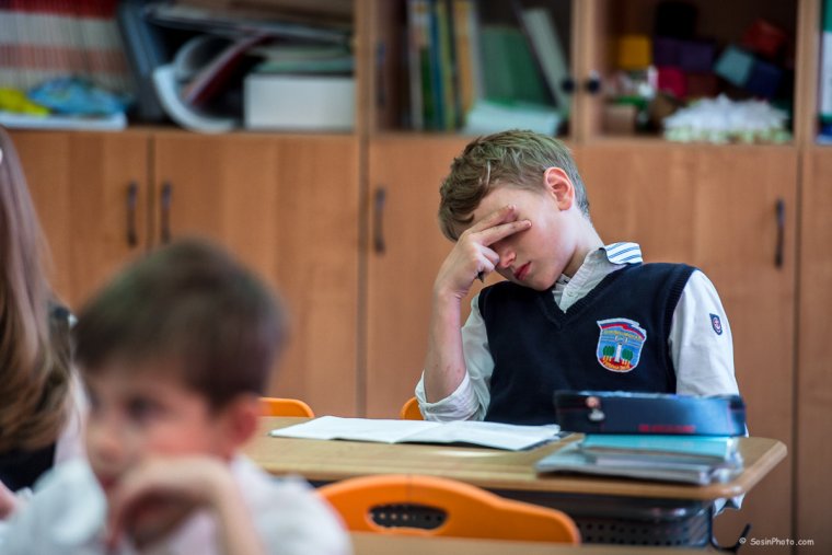 Уставший ученик