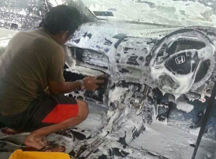 Прикол про мытье машины