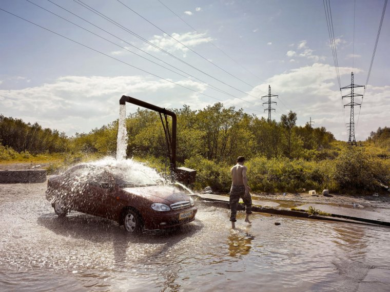 Прикол про мытье машины