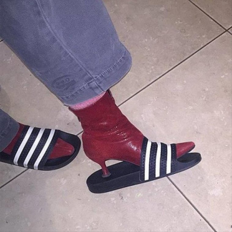 Ласты на каблуках