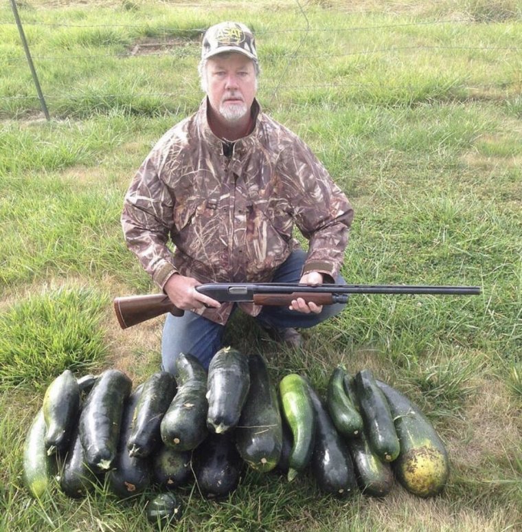 Охотник с кабачками