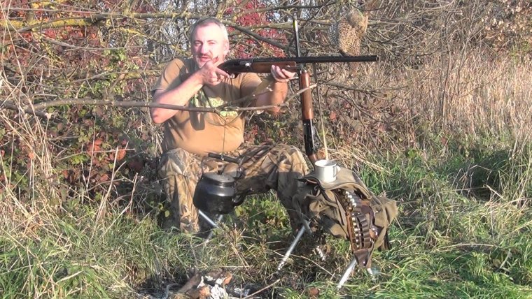 Пьяные охотники на охоте