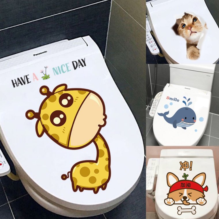 Прикольные крышки для унитаза