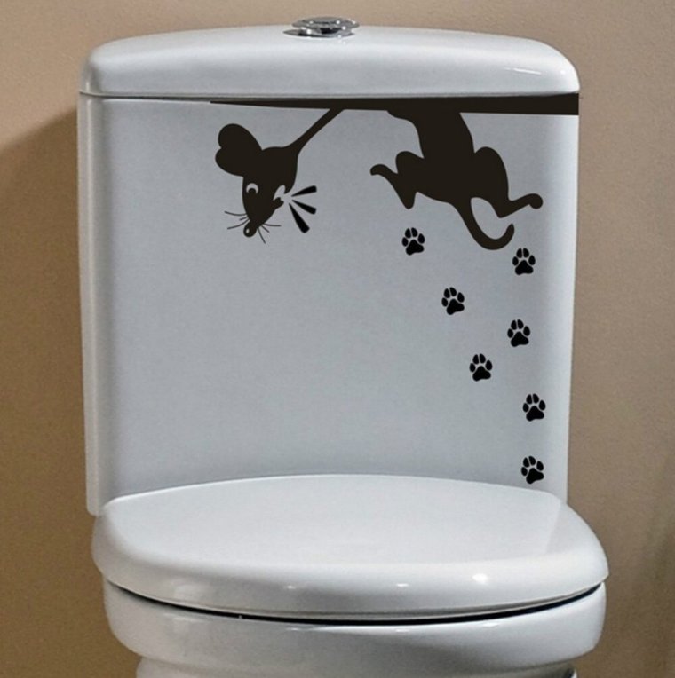 Наклейки на унитаз