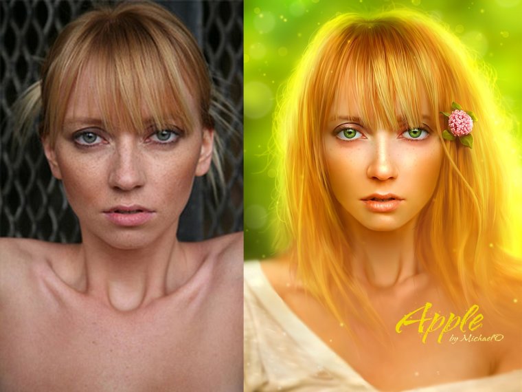 Девушка нормальная и кривляется