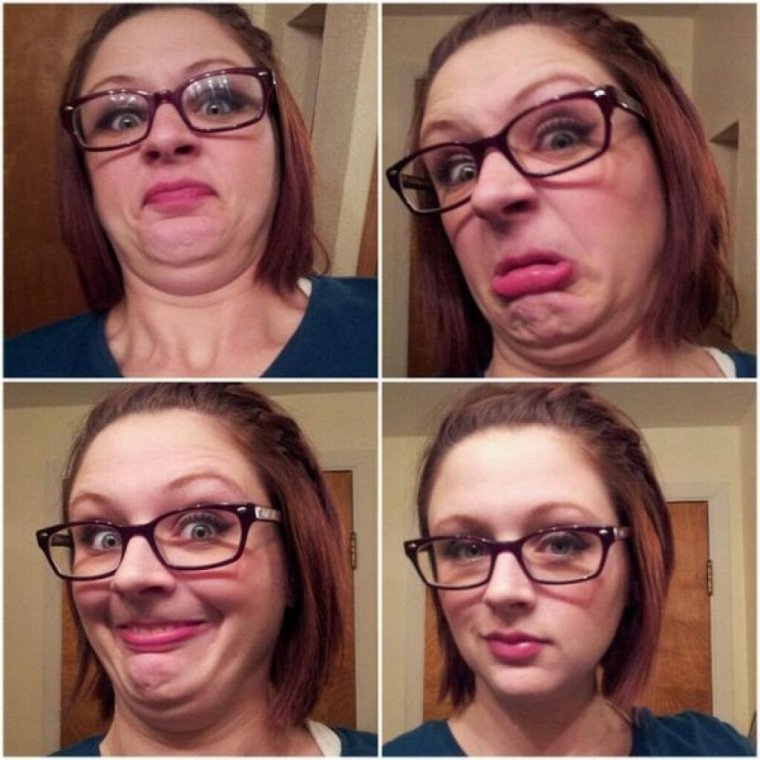 Самые смешные лица женщин