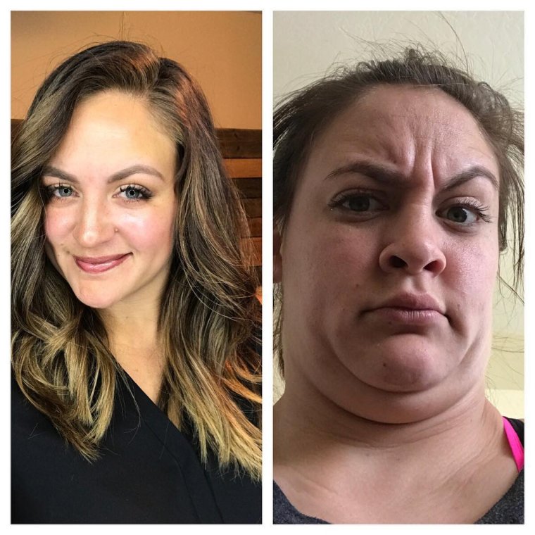 Страшное выражение лица