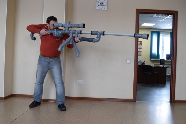 Оружие из канализационных труб