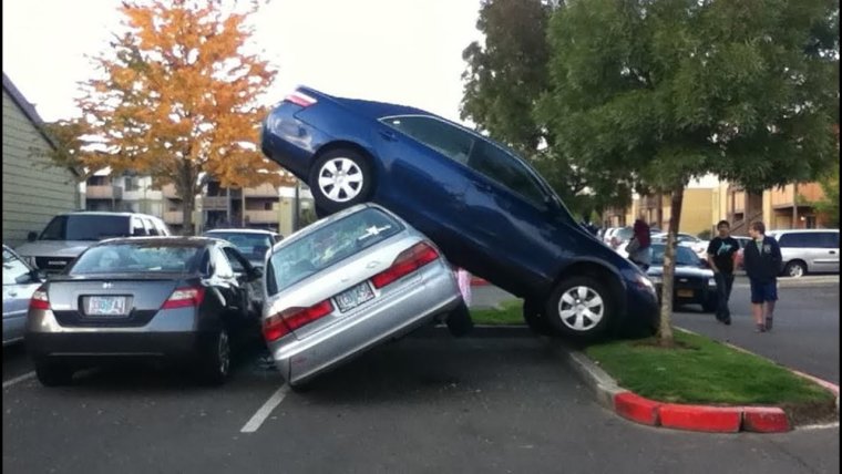 Смешные парковки на машинах