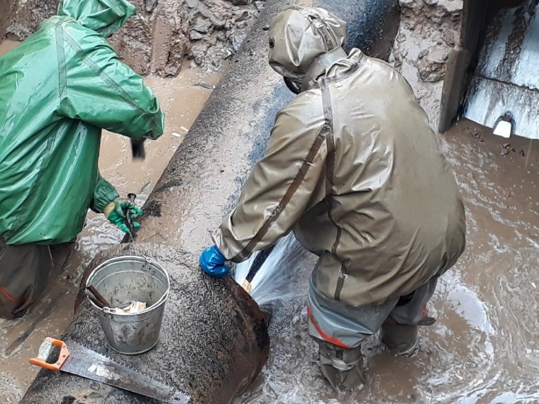 Аварии на водоводах и методы их ликвидации