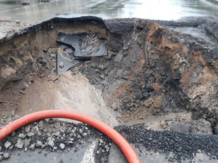 Авария на водоводе