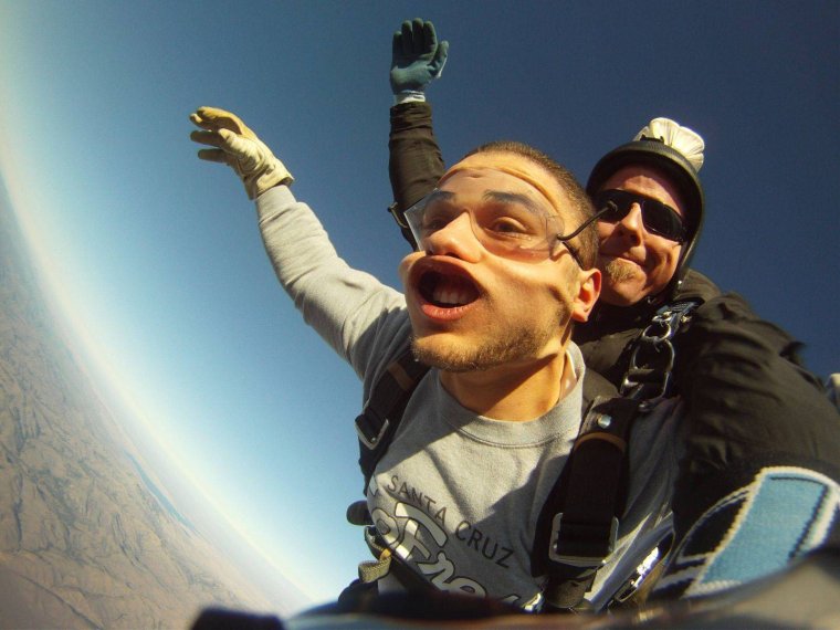 Селфи с парашютом