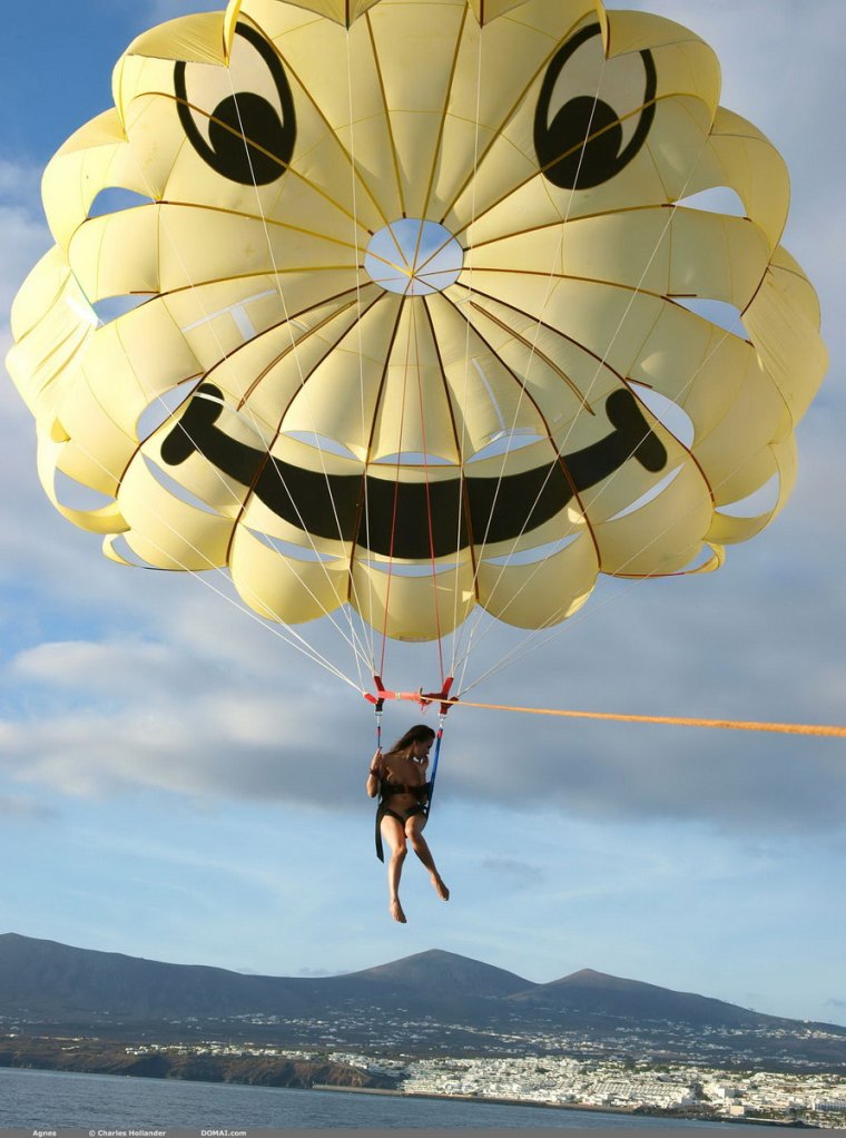 Летать на парашюте